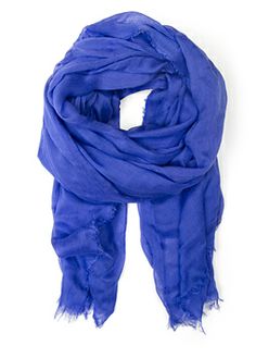 Cotton Deep Blue Scarf-womens Fashion-accessory-wrap-cowl