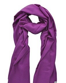 Cotton Purple Scarf-womens Fashion-accessory-cowl-wrap
