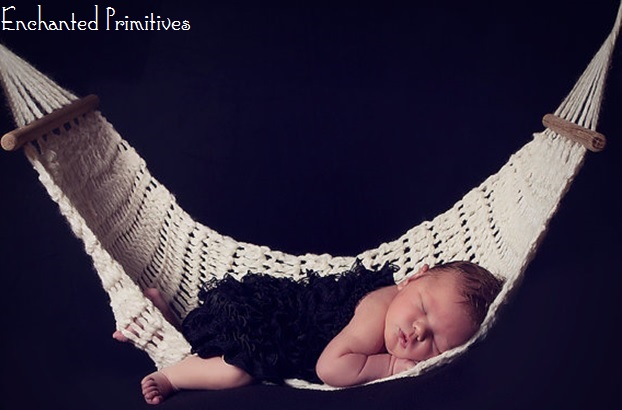 Crochet Baby Hammock-perfect For Photo Prop